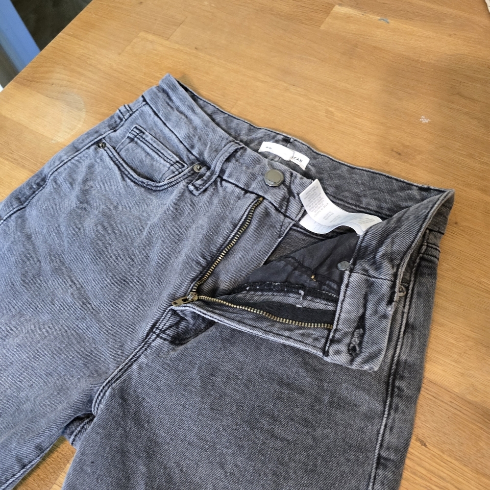 Good American Good Classic Raw Hem Jeans GCRH625TFT Size 0/25 - Picture 9 of 11